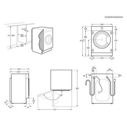 Встраиваемая стиральная машина с сушкой Electrolux EW7W368SI — изображение 10