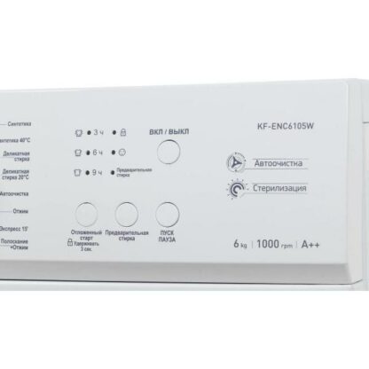 Стиральная машина Kraft KF-ENC6105W — изображение 4
