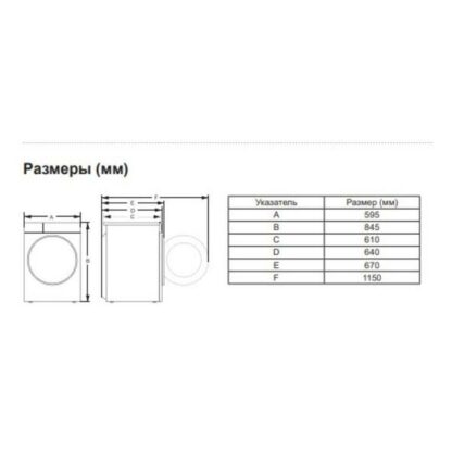 Стиральная машина Hisense WF5S1043BB — изображение 7