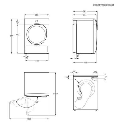 Сушильная машина Electrolux EW8H258S — изображение 9