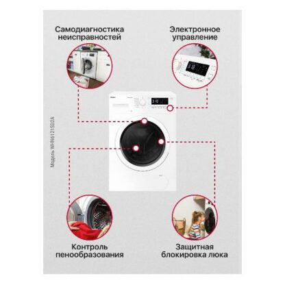 Стиральная машина Hansa WHN6121SD2A — изображение 10
