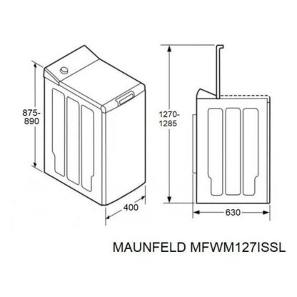 Стиральная машина Maunfeld MFWM127ISSL — изображение 12