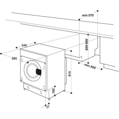 Встраиваемая стиральная машина Hotpoint BI WDHT 8548 V — изображение 9