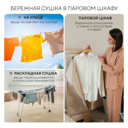 Паровой шкаф для ухода за одеждой Planta PL-GC100 — изображение 11