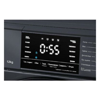 Стиральная машина Hiberg i-DDQ6A-1214 Sd Dark Grey — изображение 6