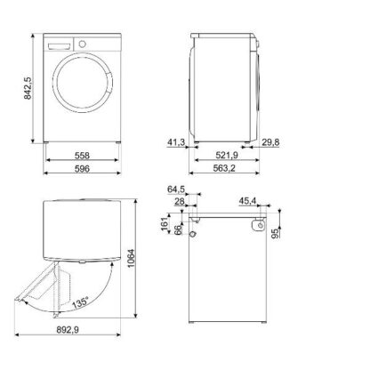 Стиральная машина Smeg WM3T84RU4 — изображение 6