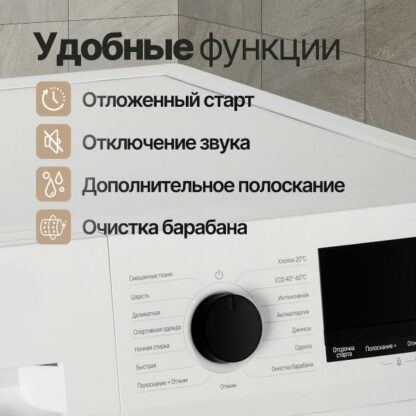 Стиральная машина Monsher MWM 570 Blanc — изображение 6