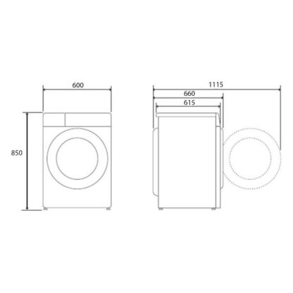 Сушильная машина LG DC90V3V6W — изображение 12