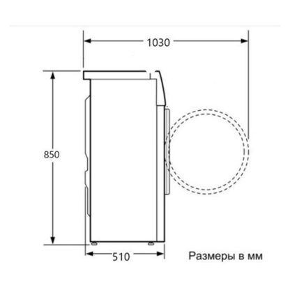 Стиральная машина Hiberg i-DDQ9 - 712 G — изображение 7