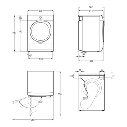 Сушильная машина Electrolux EW8H358S — изображение 5